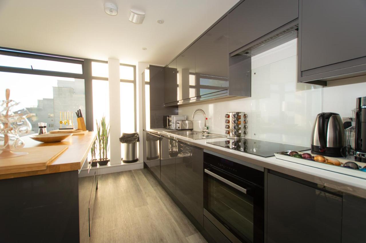 * Panoramic Penthouse With Sea & City Views Bournemouth Esterno foto